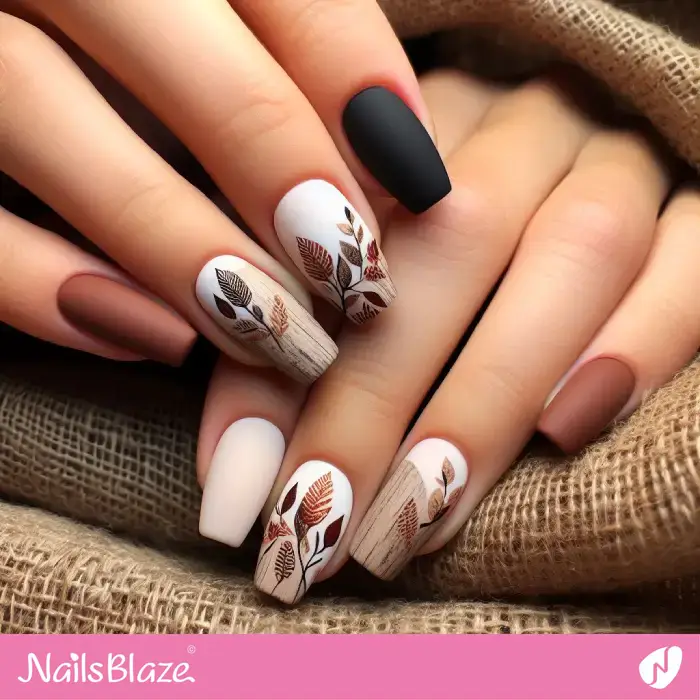 Fall Leaves Nails | Seasonal - NB1188